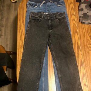 2 Pair Boys Pants w/Land's End & Under Armour